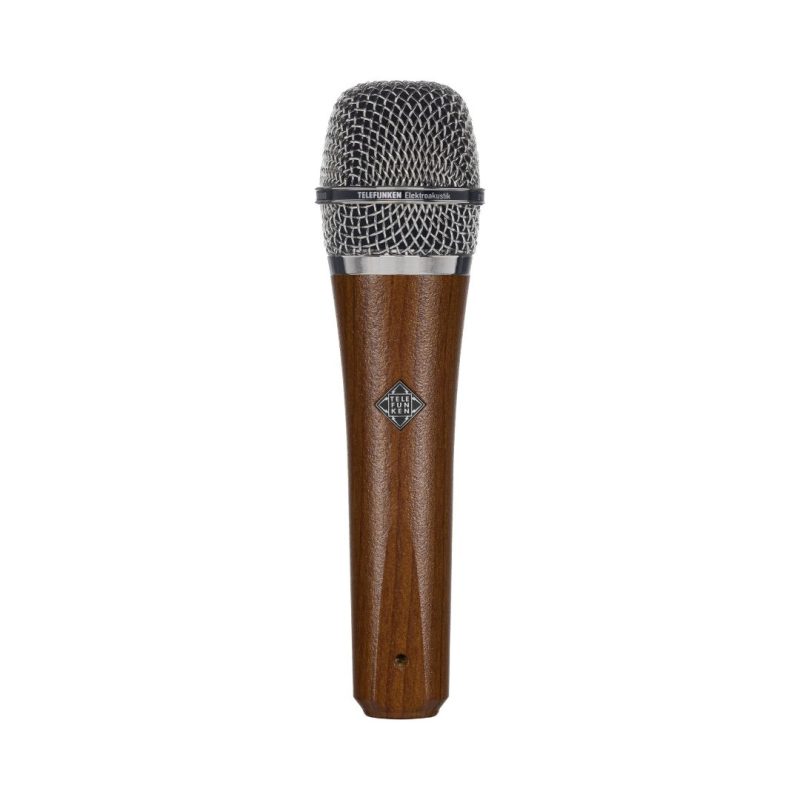Telefunken M80 Cherry Body, Chrome Grille microphone designed for professional audio recording.