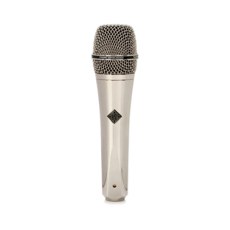 Telefunken M80 Satin Body, Chrome Grille microphone designed for professional audio recording.