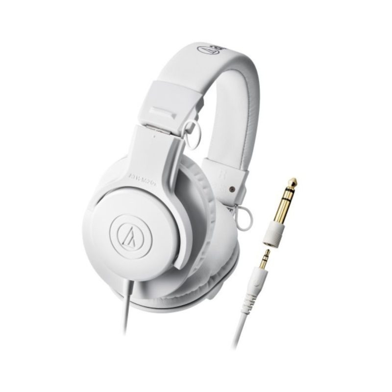 Audio-technica ATH-M20x Professional Monitor Headphones - White - Image 3