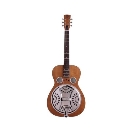 Epiphone DWHOUNDLX Dobro Hound Dog Deluxe Round Neck Guitar - Vintage Brown