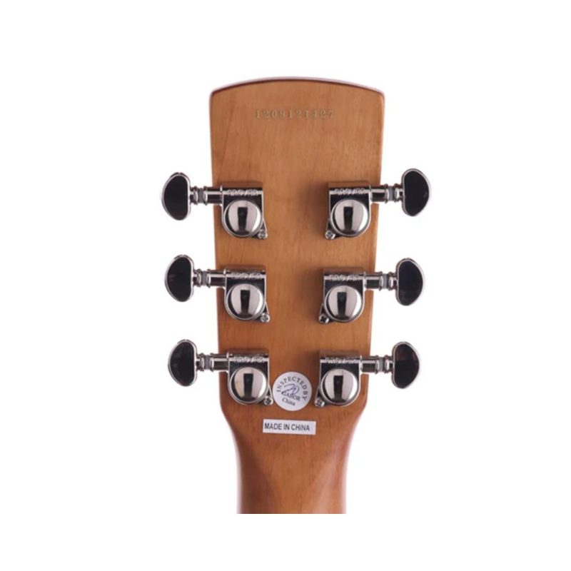 Epiphone DWHOUNDLX Dobro Hound Dog Deluxe Round Neck Guitar - Vintage Brown - Image 5