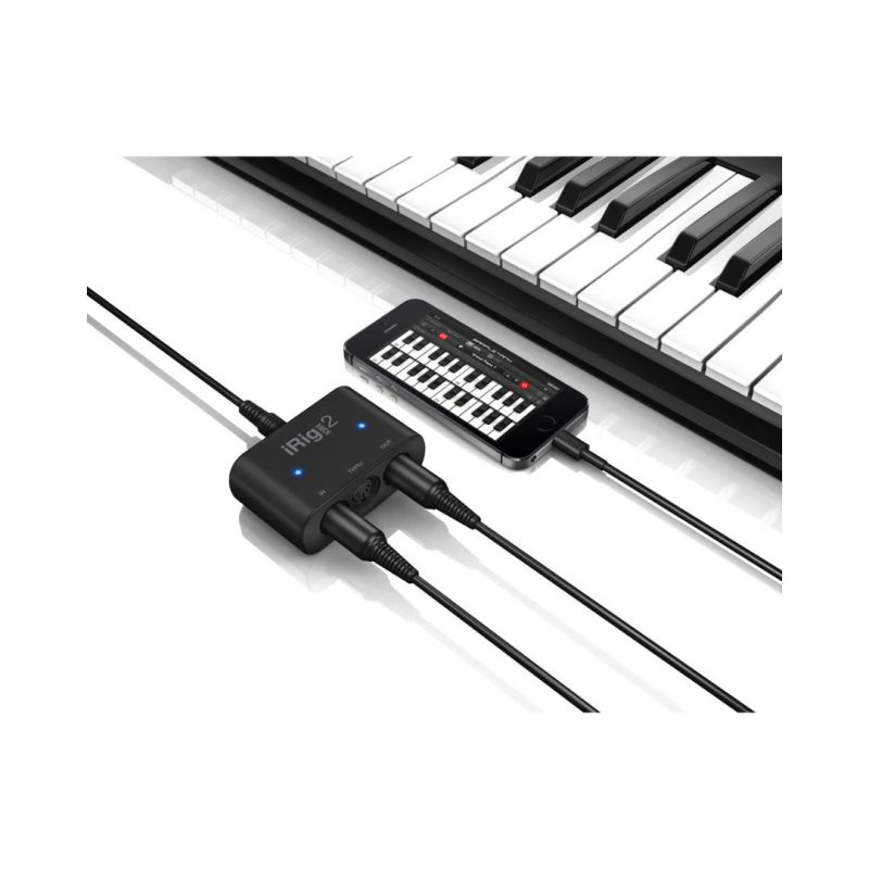 IK Multimedia iRig MIDI 2 Universal MIDI Interface for iPhone/iPod touch/iPad and Mac/PC - Image 5