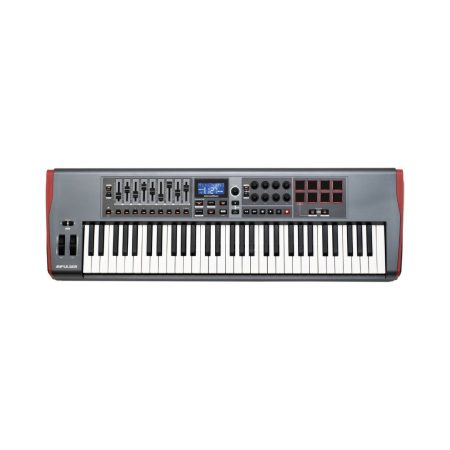 Novation Impulse 61 USB MIDI keyboard controller with 61 keys, designed for music production and performance.