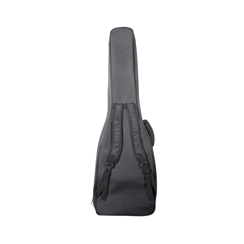 ONDO GEAR electric bass guitar gig bag in black nylon with 20mm padding for protection and durability.