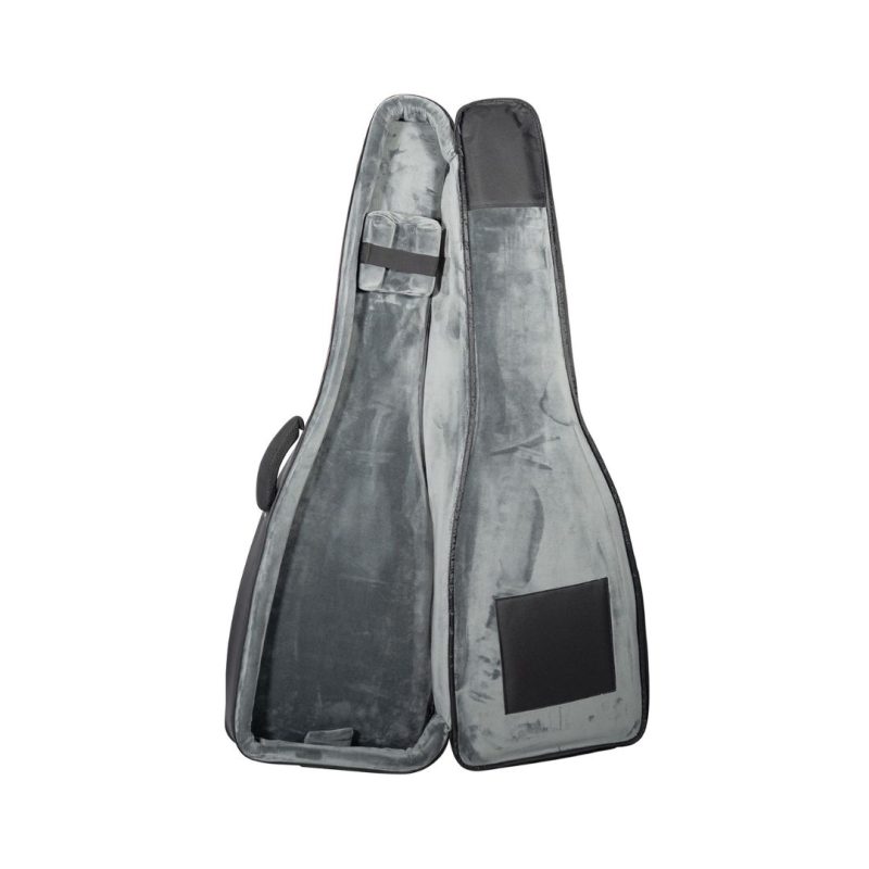 ONDO GEAR electric bass guitar gig bag in black nylon with 20mm padding for protection and durability.