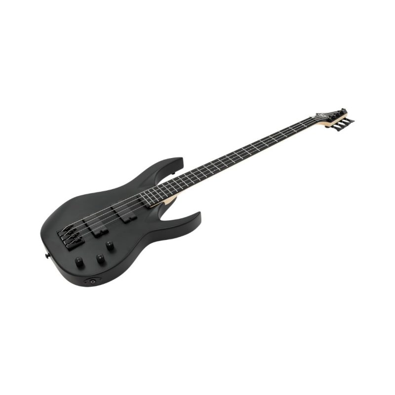S by Solar AB4.4C Electric Bass Guitar - Carbon Black - Image 2