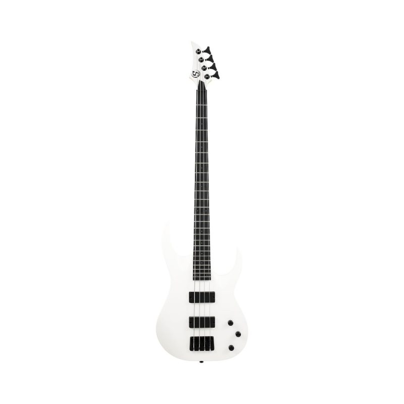 S by Solar AB4.4W Electric Bass Guitar - White