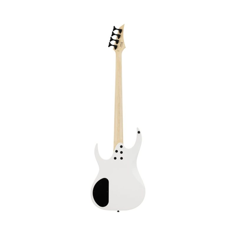 S by Solar AB4.4W Electric Bass Guitar - White - Image 3