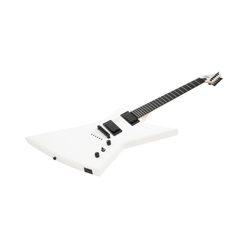 S by Solar EB4.6W Electric Guitar – White Matte - Image 2