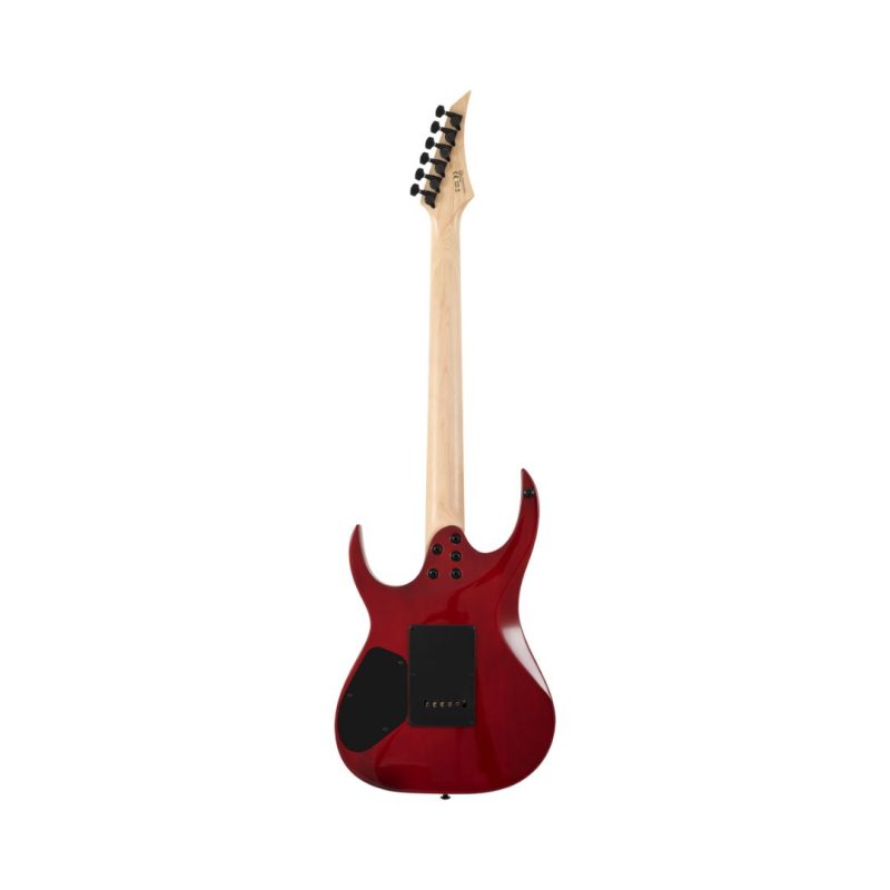 S by Solar SB4.6FRFBR Floyd Rose Electric Guitar - Flame Red - Image 3