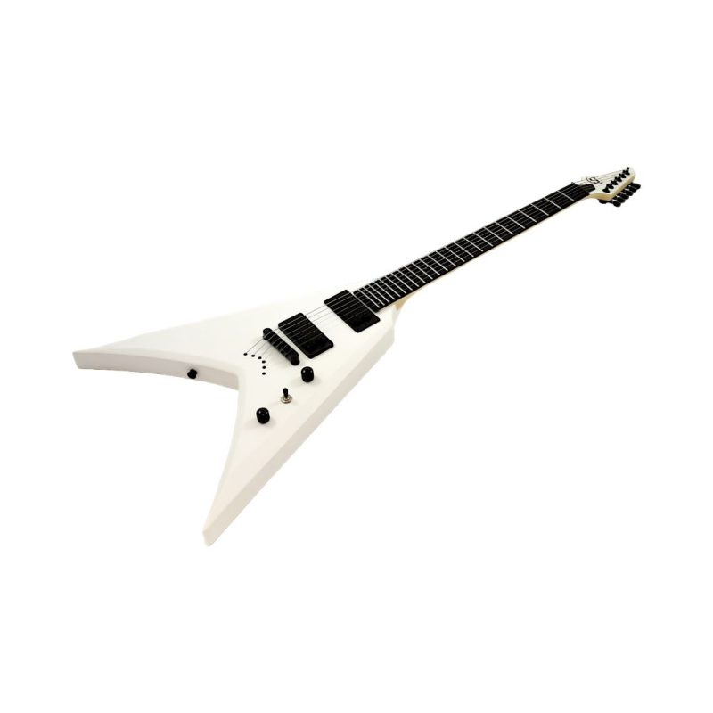 S by Solar VB4.6W Electric Guitar – White Matte - Image 2