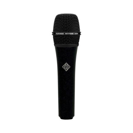 Telefunken M80 Black Body, Black Grille microphone designed for professional audio recording.