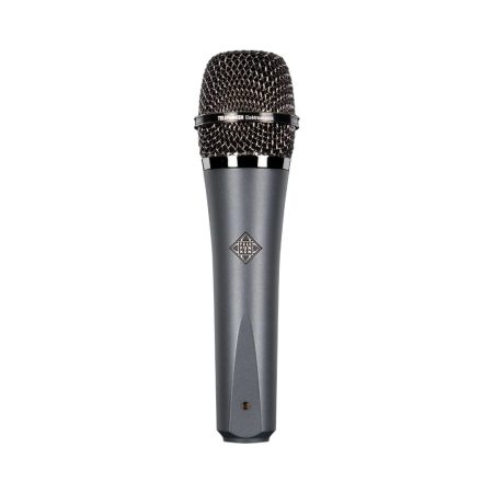 Telefunken M81 Grey Body, Chrome Grille microphone designed for professional audio recording.