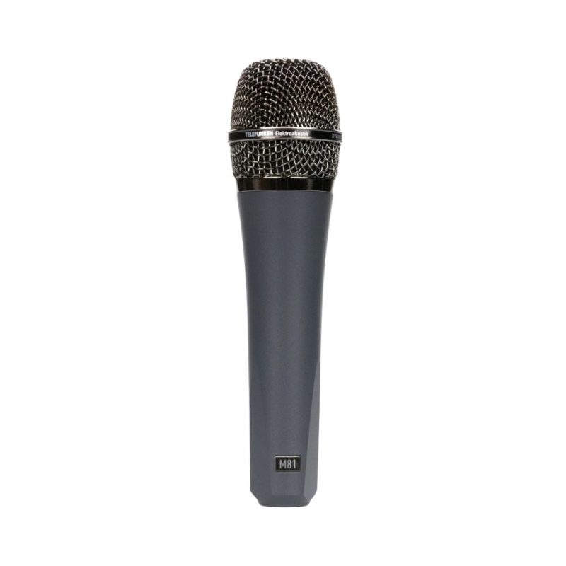 Telefunken M81 Chrome Grille Dynamic Microphone - Grey Body - Image 2
