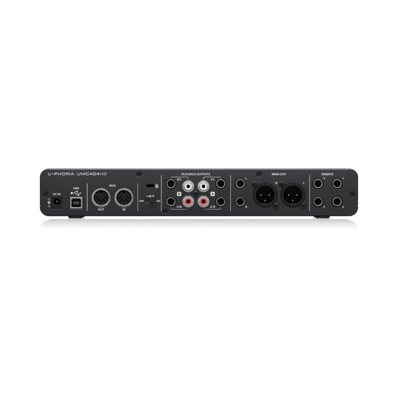 Behringer U-PHORIA UMC404HD 4x4 USB Audio Interface - Image 5