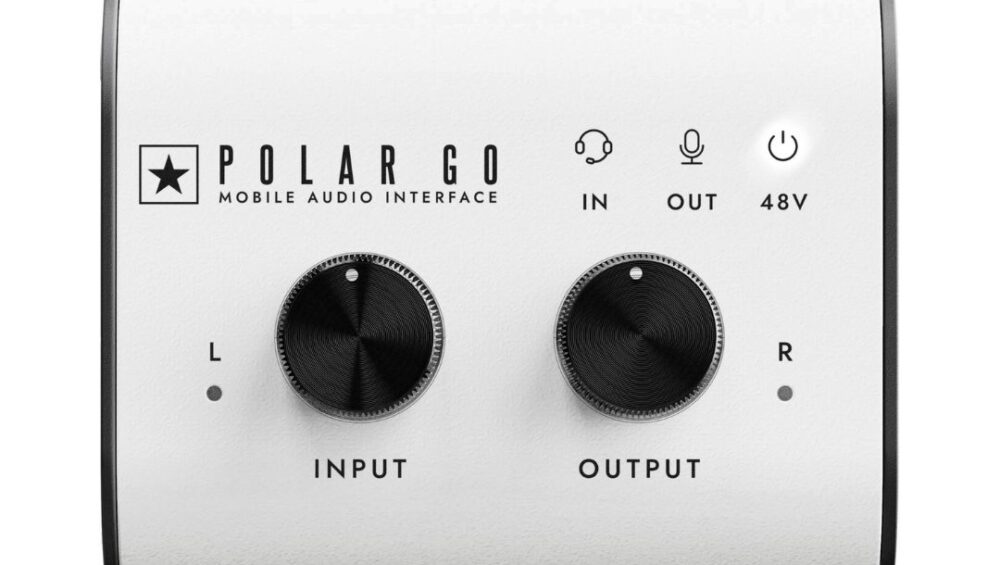 Blackstar Polar Go 2-Channel Mobile USB-C Audio Interface displayed in a plain white background