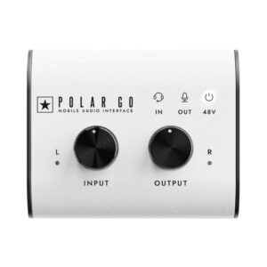 Blackstar Polar Go 2-Channel Mobile USB-C Audio Interface displayed in a plain white background