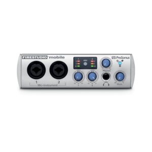 PreSonus FireStudio Mobile 10 x 6 FireWire Computer Audio Interface displayed on a plain white background
