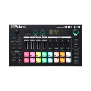 Roland MC-101 Portable Groovebox displayed on a plain white background