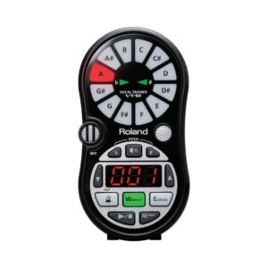 Roland VT-12 Vocal Trainer displayed on a white plain background