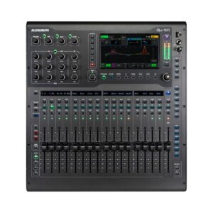 Allen & Heath Qu-5D digital mixer with 36 channels, 12 buses, 16 motorized faders and Dante Interface for mixing and mastering audio.