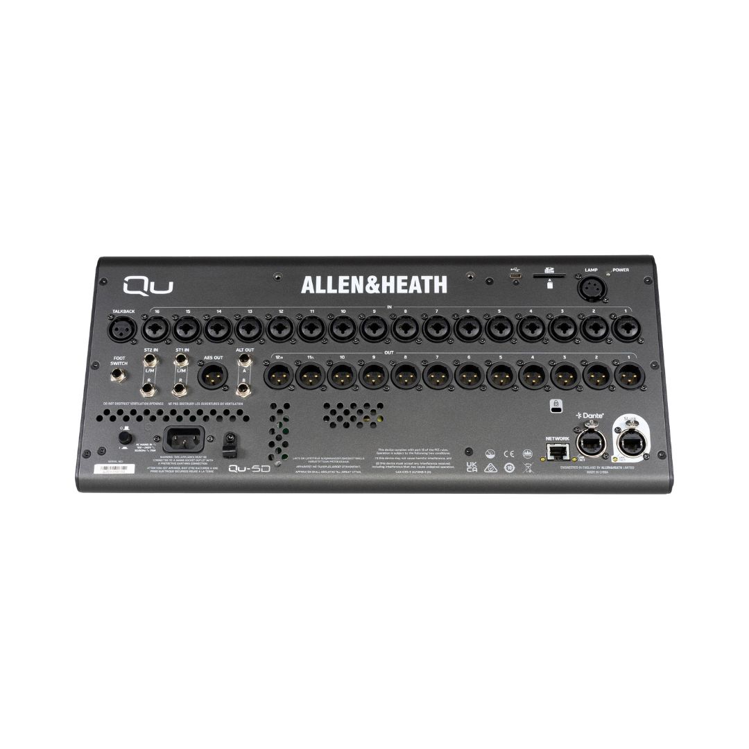 Allen & Heath Qu-5D 36-Channel / 12-Bus Digital Mixer with Dante - Image 4