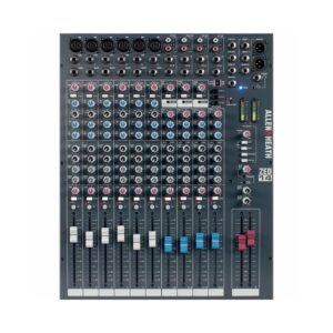 Allen & Heath ZED-14 compact 14-channel USB analog mixer with multiple input options and controls for audio mixing.
