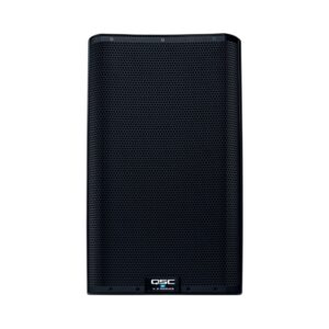 QSC K12.2 powered speaker, 12-inch, 2000W, designed for professional audio with built-in DSP technology.
