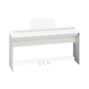 White Roland KSC-70 piano stand illustrated against a plain white background.