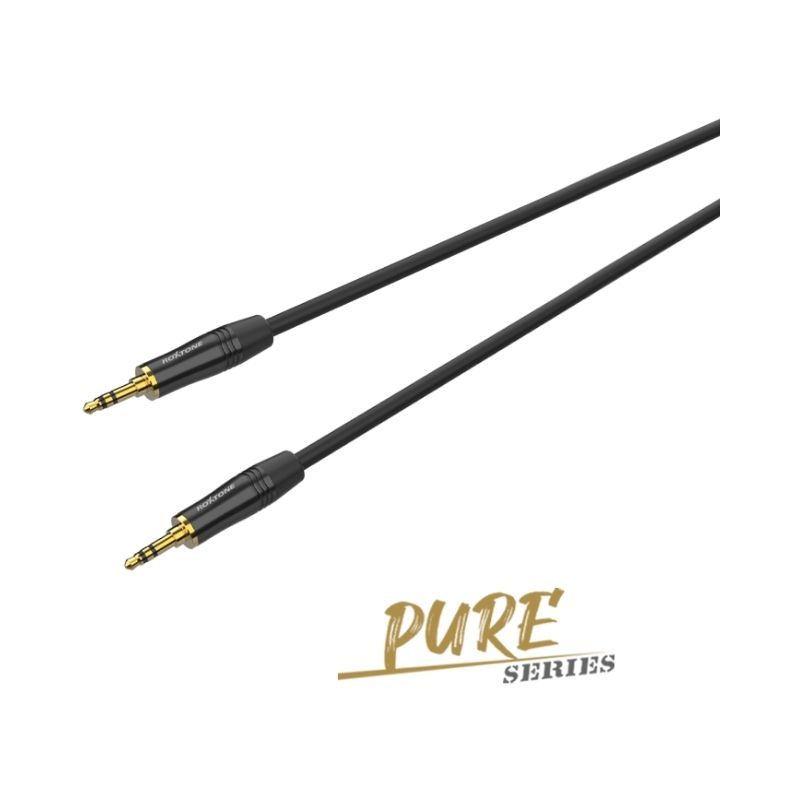 RoxTone PACC240 Pure Series AUX audio cable designed for high-quality subwoofer connections.