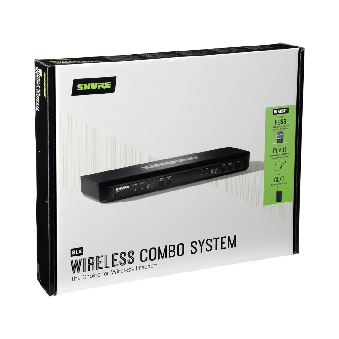 Shure BLX1288UK/P31-H8E Headset & Handheld Wireless System - Image 10