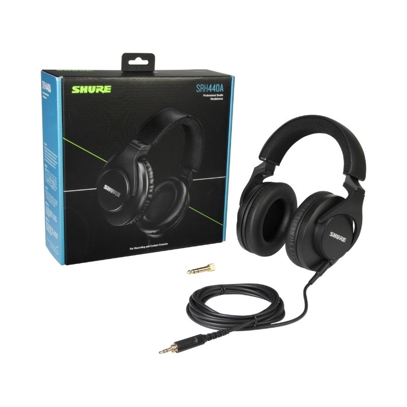 Shure SRH440A Closed-Back Over-Ear Studio Headphones - Image 8