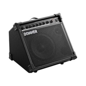 Donner DDA-35 35-watt electric drum amplifier with two channels, designed for enhancing drum sound quality.