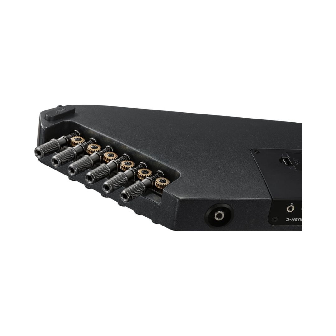 Donner HUSH-C Nylon Silent Acoustic Electric Guitar - Black - Image 7