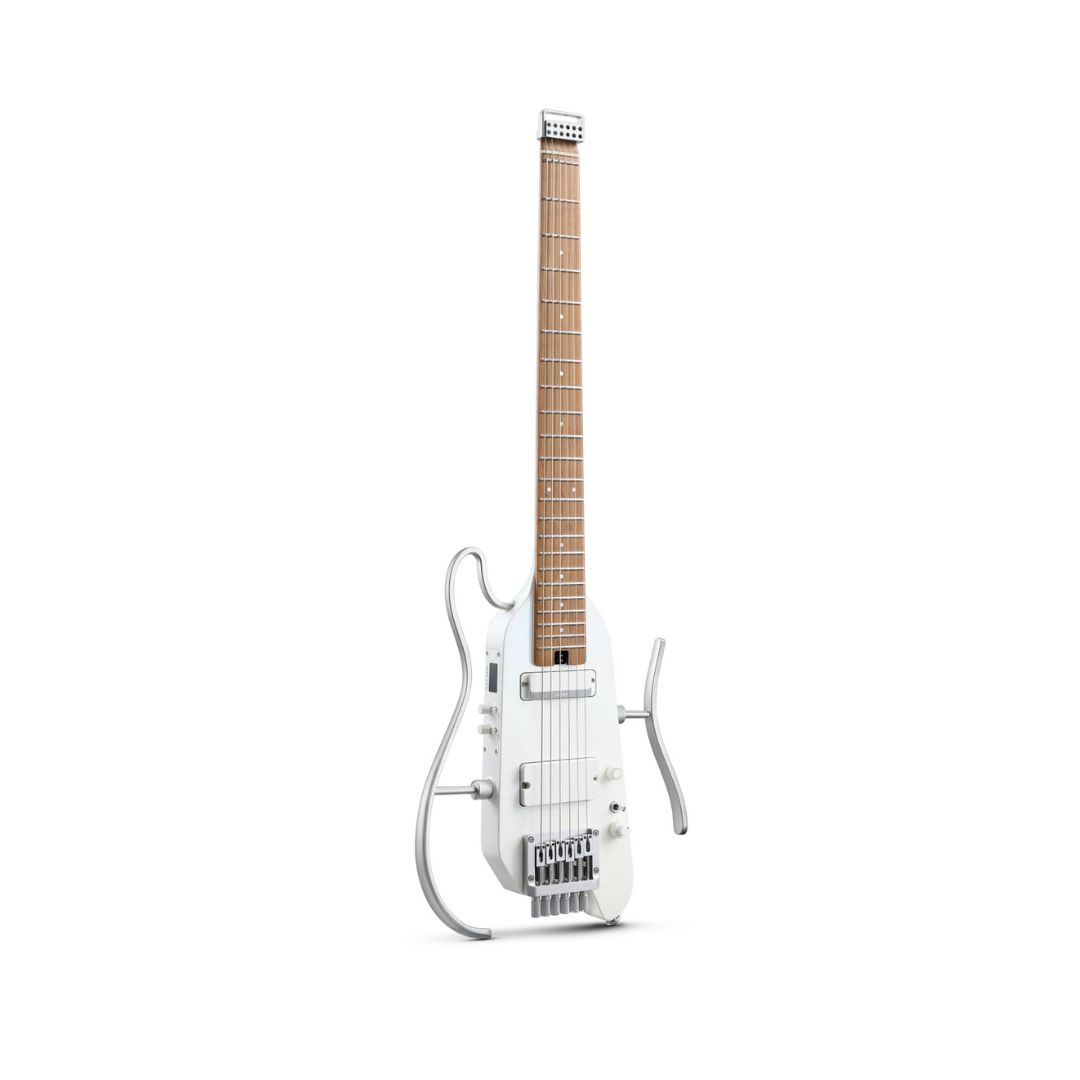 Donner HUSH-X PRO Silent Travel Electric Guitar Kit - White - Image 2
