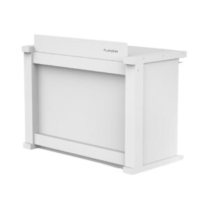 Humpter B3 Quick Folding DJ Table Workstation in white, designed for portable and efficient DJ setup.