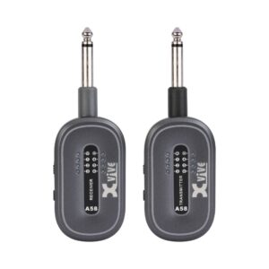 Xvive A58 5.8 GHz Wireless Guitar System Set in grey, designed for seamless audio transmission without cables.