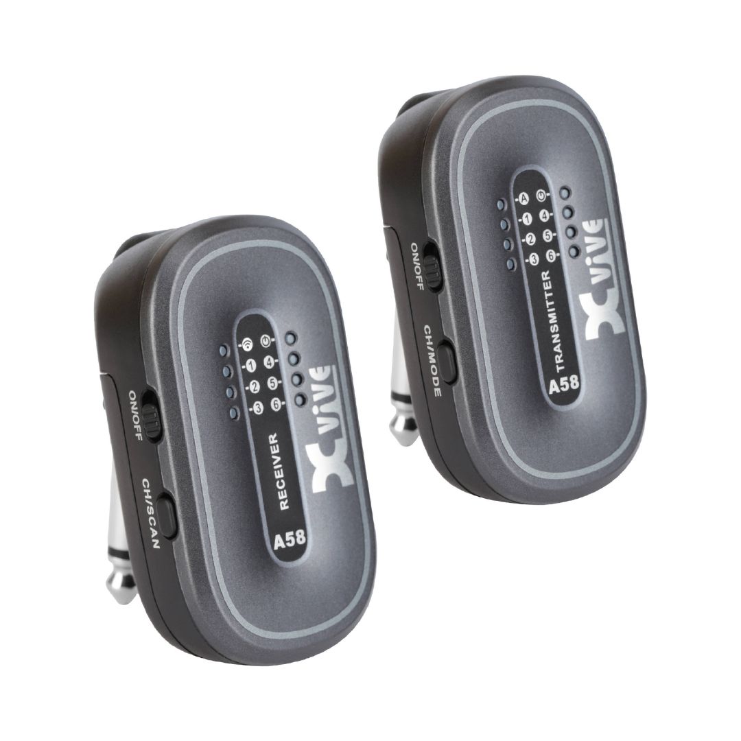 Xvive A58 5.8 GHz Wireless Guitar System Set - Grey - Image 3