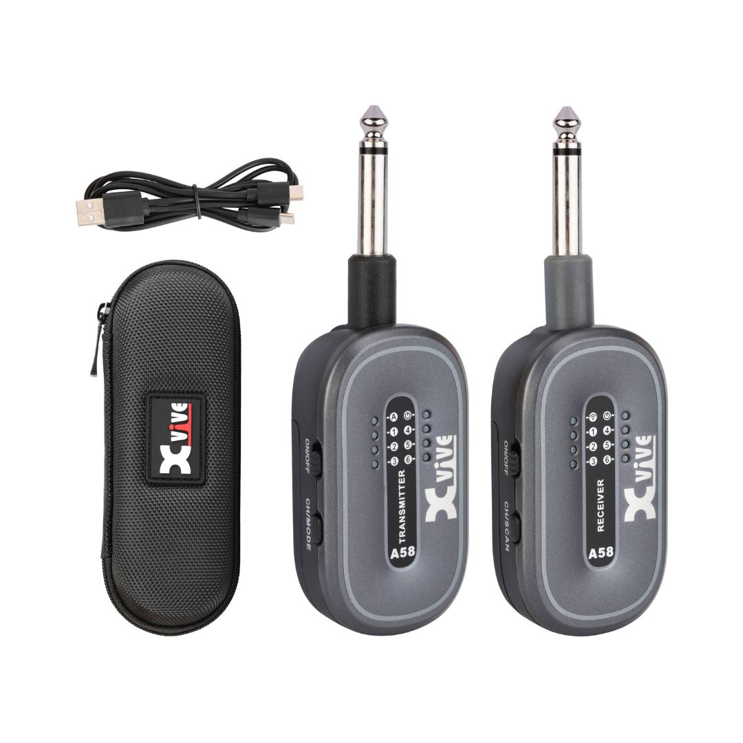 Xvive A58 5.8 GHz Wireless Guitar System Set - Grey - Image 7