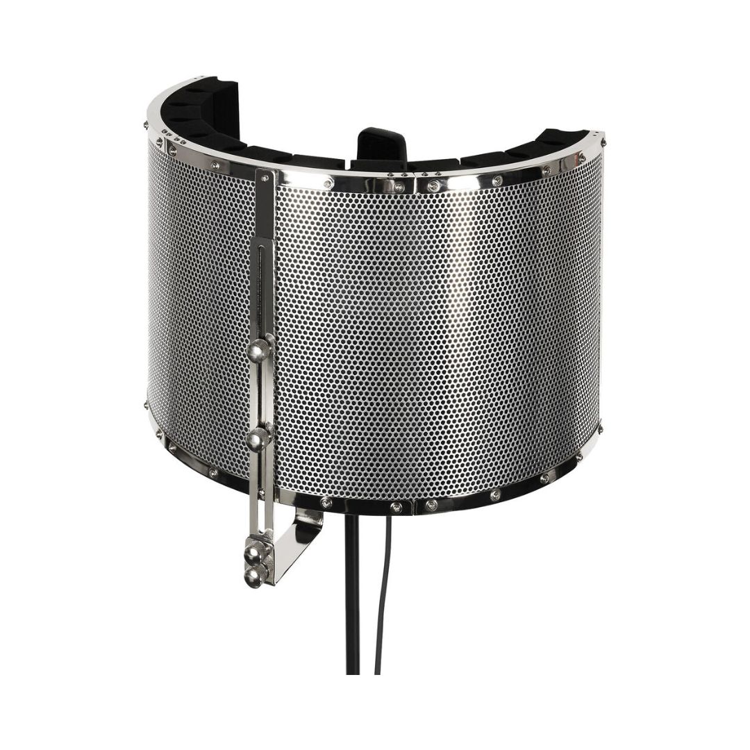 Adam Hall RF1 Microphone Filter, model SLDRF1, designed to reduce unwanted noise and enhance audio clarity.