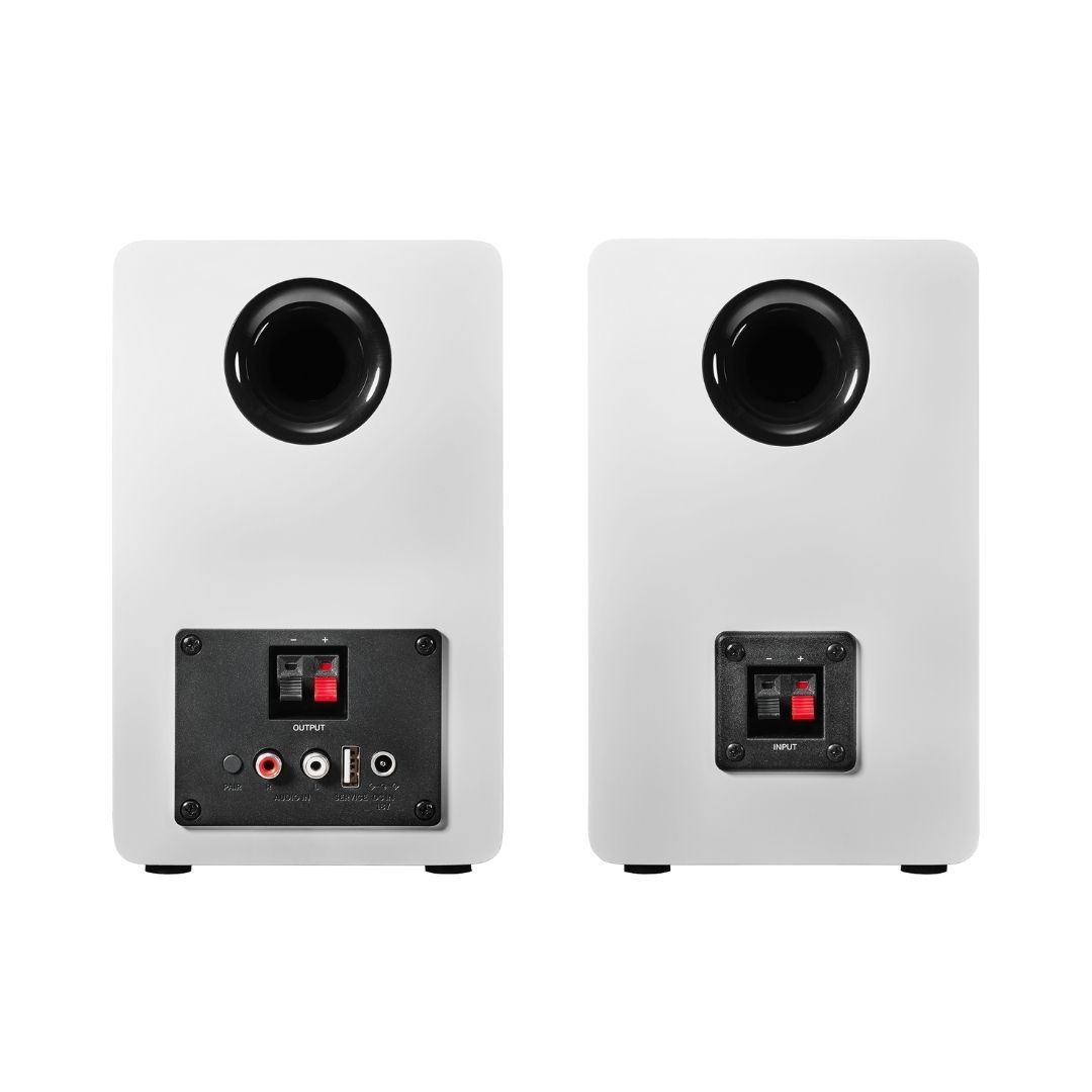 Audio-Technica AT-SP3X Powered Bookshelf Speakers - White - Image 3