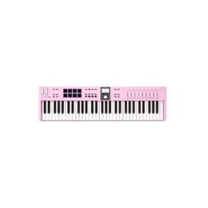 2. Rose Quartz Arturia KeyLab Essential mk3, a 61-key keyboard controller ideal for music creation and live performances.