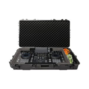 Magma FLXGUARD DJ Controller Trolley designed for transporting DJ equipment, featuring durable construction and wheels for mobility.