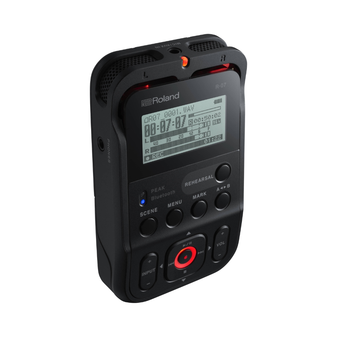 Roland R-07 Portable Audio Recorder (Black) - Image 2