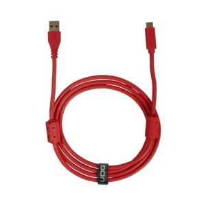 UDG Ultimate Audio Cable USB 3.2 C-A Straight, 1.5M length, model U98001RD, designed for high-quality audio connections.