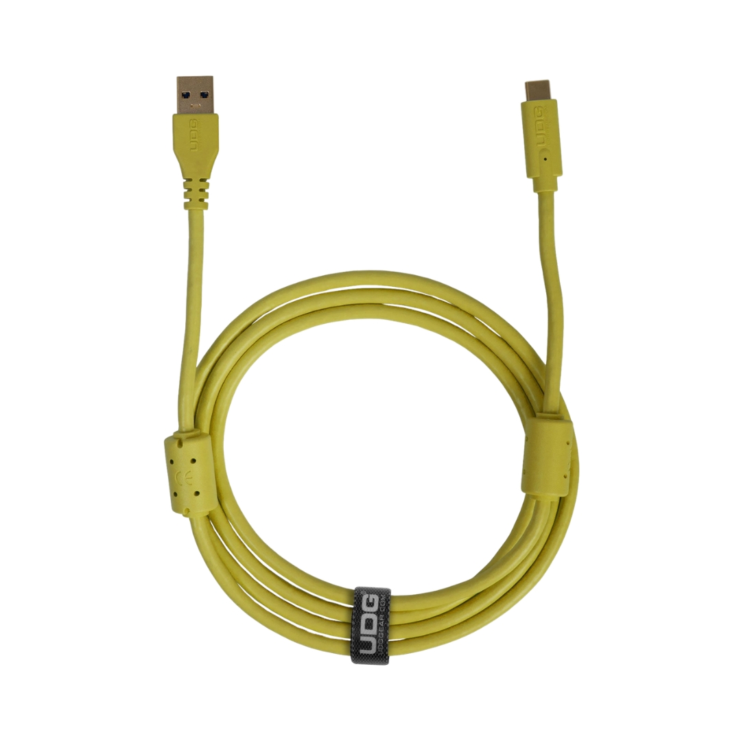 UDG Ultimate Audio Cable USB 3.2 C-A Straight, 1.5M length, model U98001YL, designed for high-quality audio connections.
