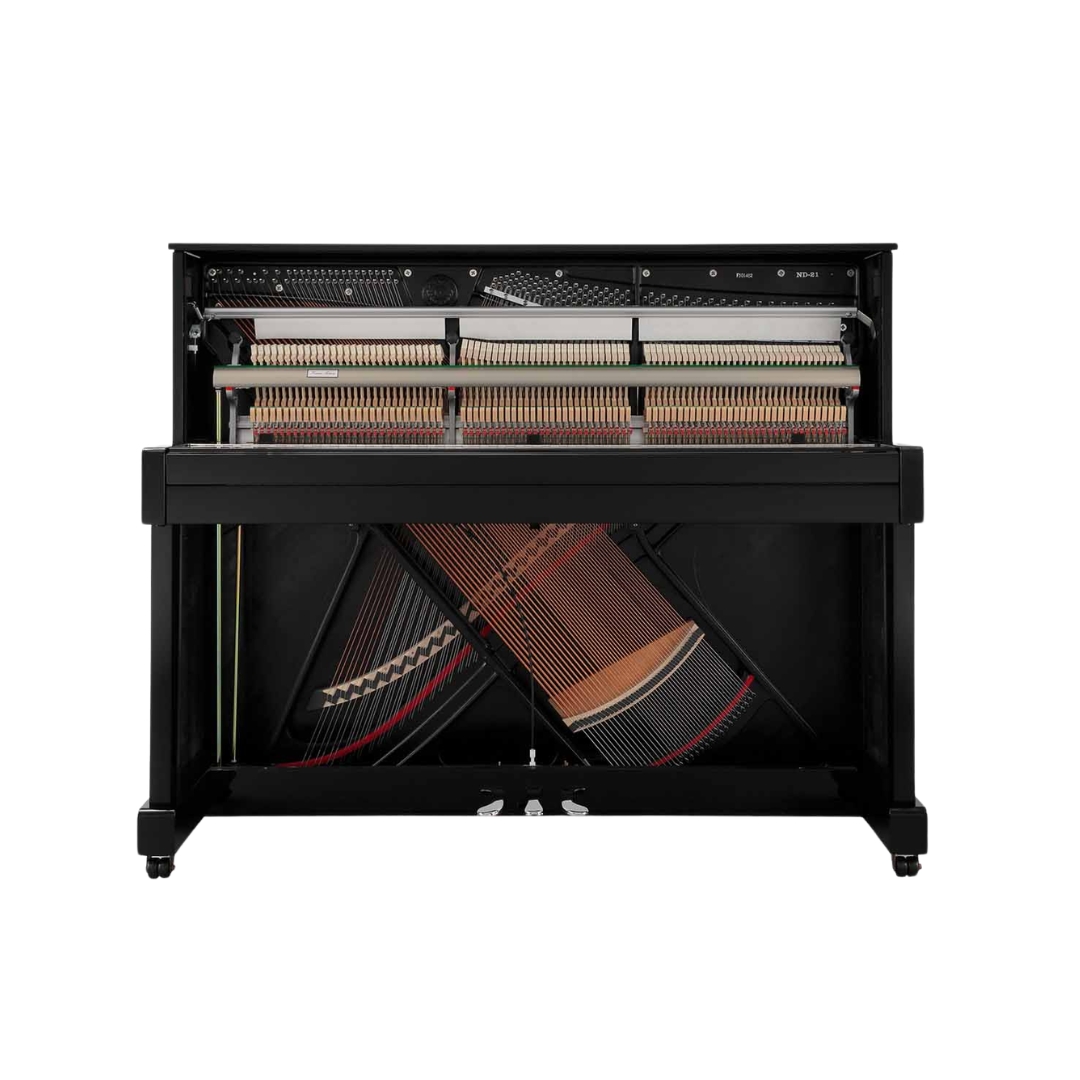 KAWAI ND-21 Upright Piano Ebony Polish - With Bench - Image 2