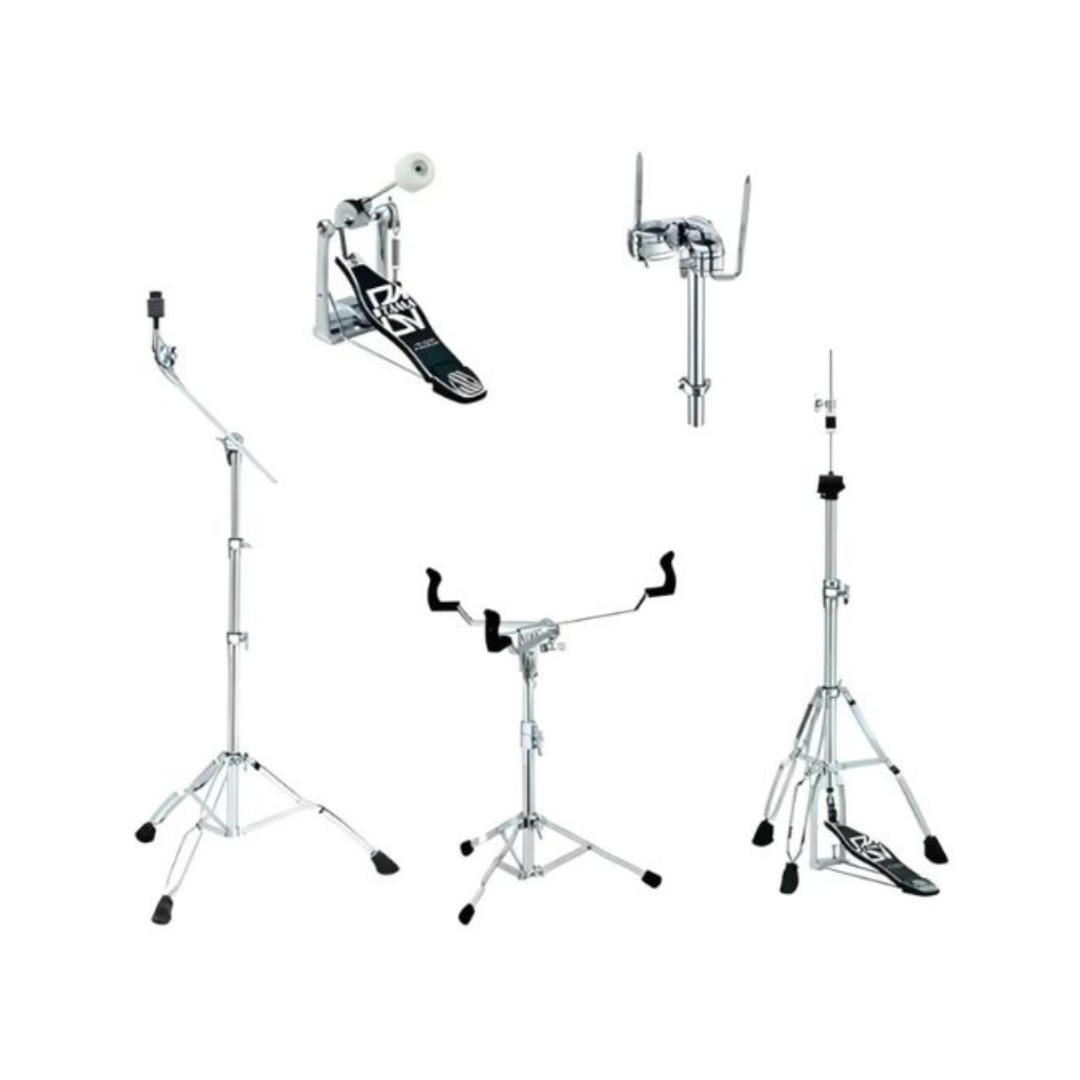 TAMA Rhythm Mate 5-piece complete kit with 22″ bass Red Stream - Image 3