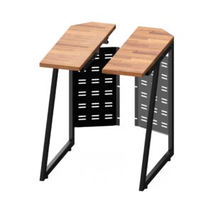 Wavebone studio console side desk of the Wavebone Space Station set, featuring a sleek design.