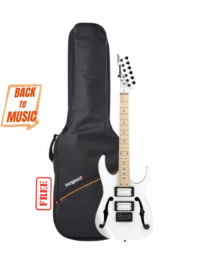Ibanez PGMM31 Electric Guitar White with Free Bespeco BAG5EG